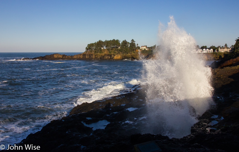 Depoe Bay blow hole Oregon