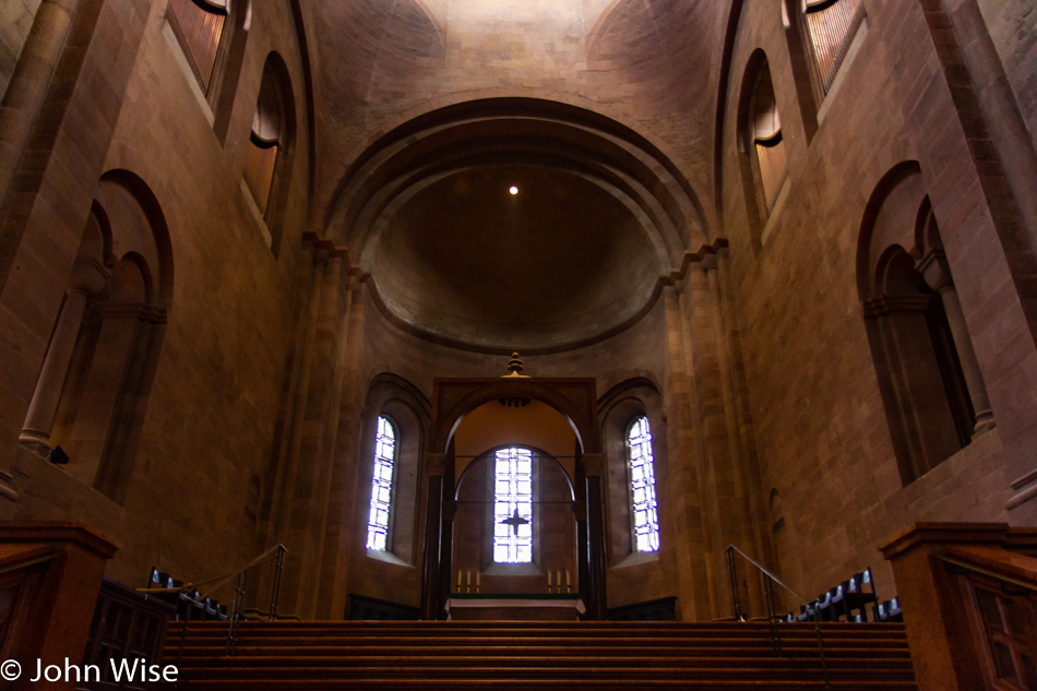 Inside Dom St. Martin in Mainz, Germany