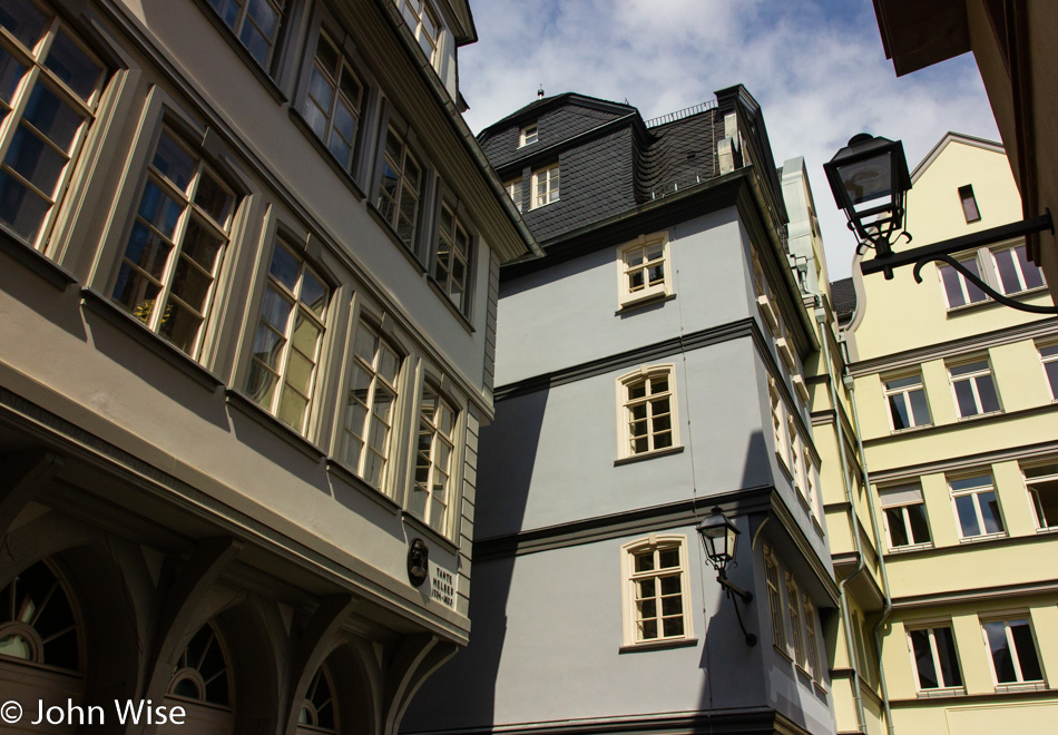 New construction near Frankfurt City Hall