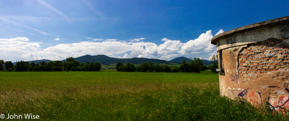 On the road in the Alsace region of France