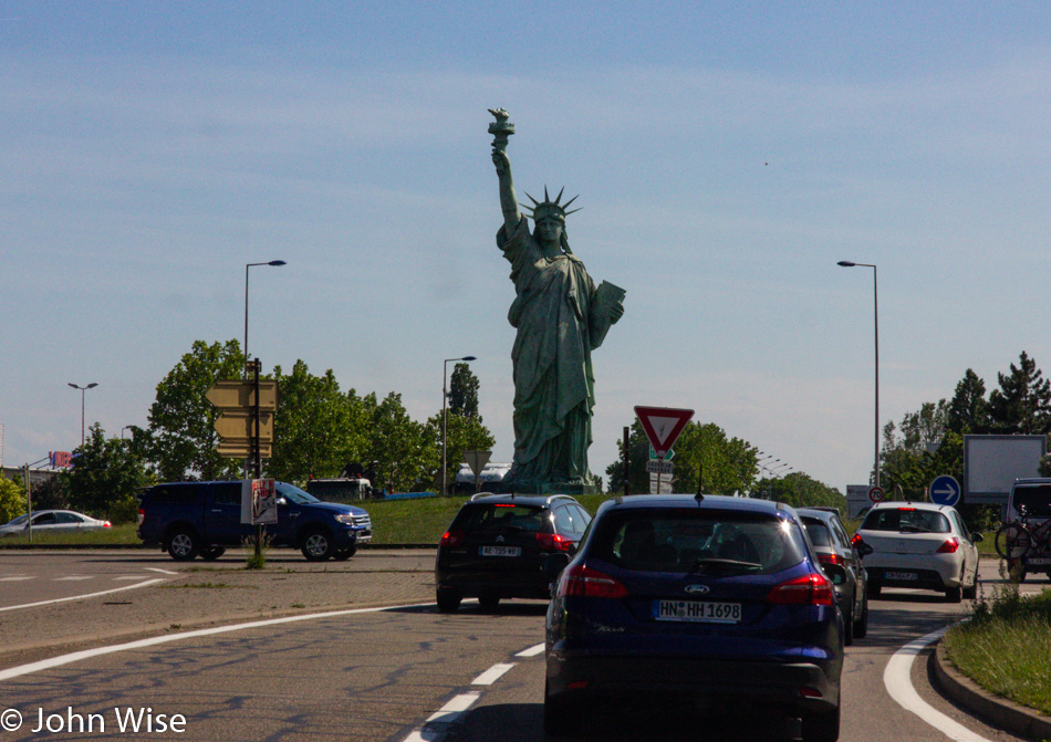 The Statue of Liberty in Colmar, France