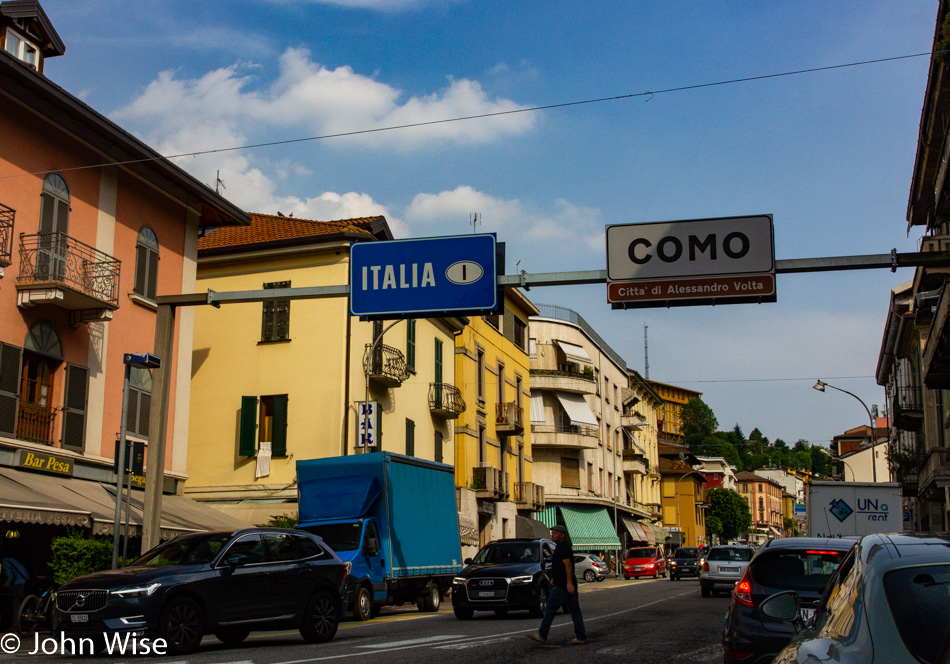 Entering Italy