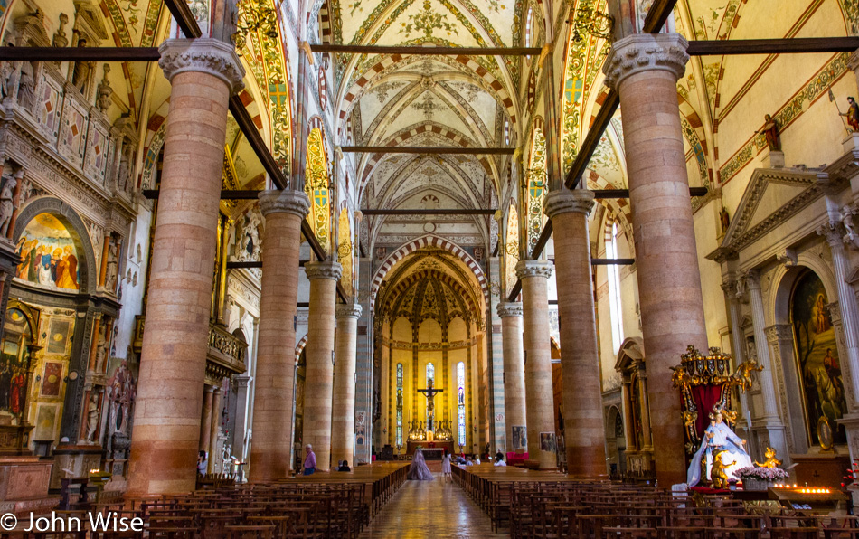 Basilica of St. Anastasia in Verona, Italy