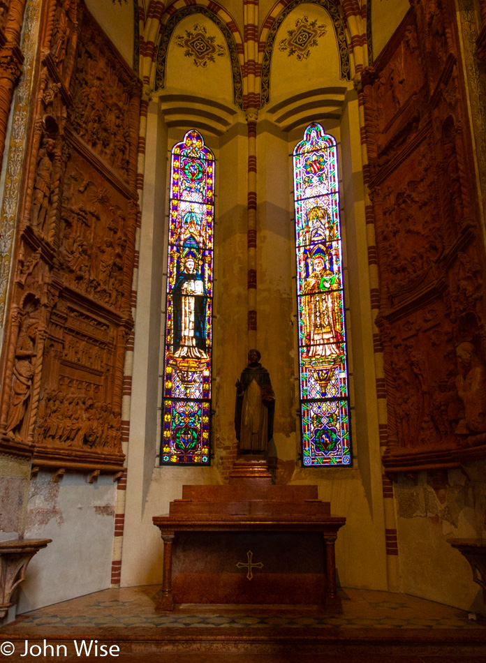 Basilica of St. Anastasia in Verona, Italy