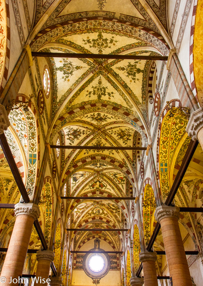 Basilica of St. Anastasia in Verona, Italy