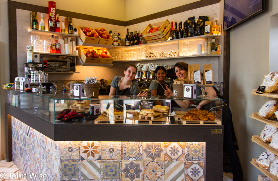 Coffee shop in Padua, Italy