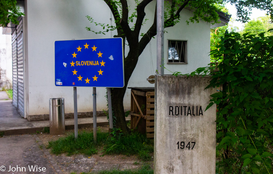 Border between Gorizia, Italy and Nova Gorica, Slovenia