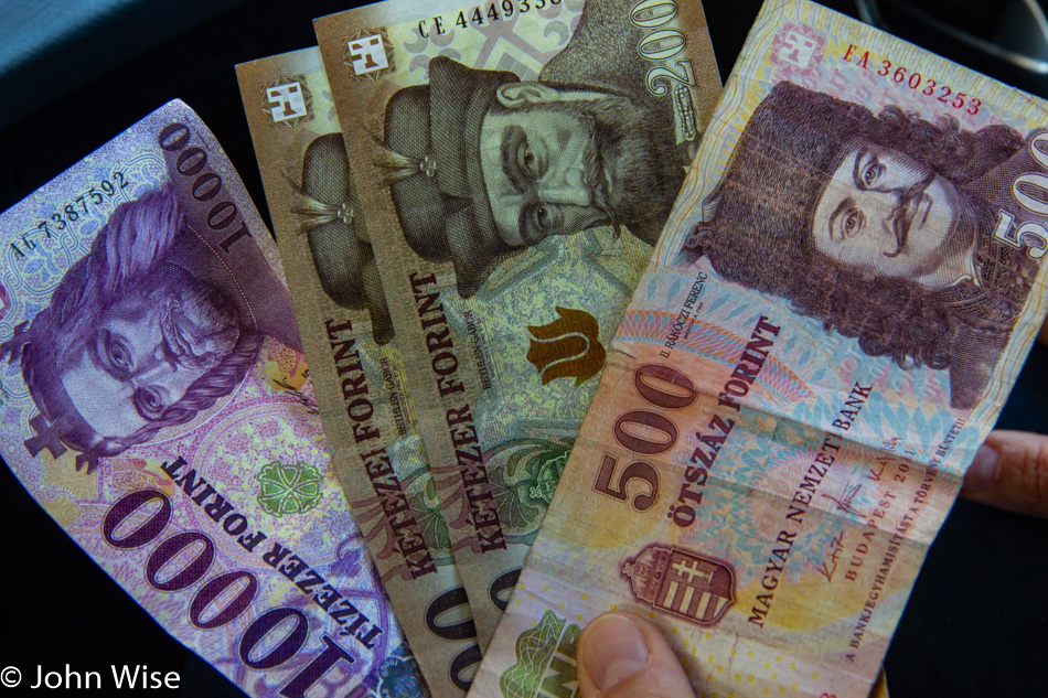 Hungarian currency the Forint