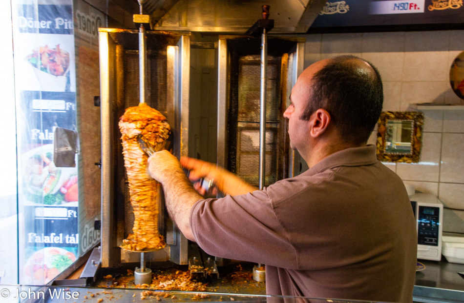 Döner Kabab in Budapest, Hungary