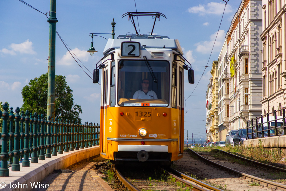 Tram in Budapest, Hungary