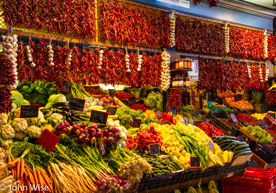 Great Market Hall in Budapest, Hungary