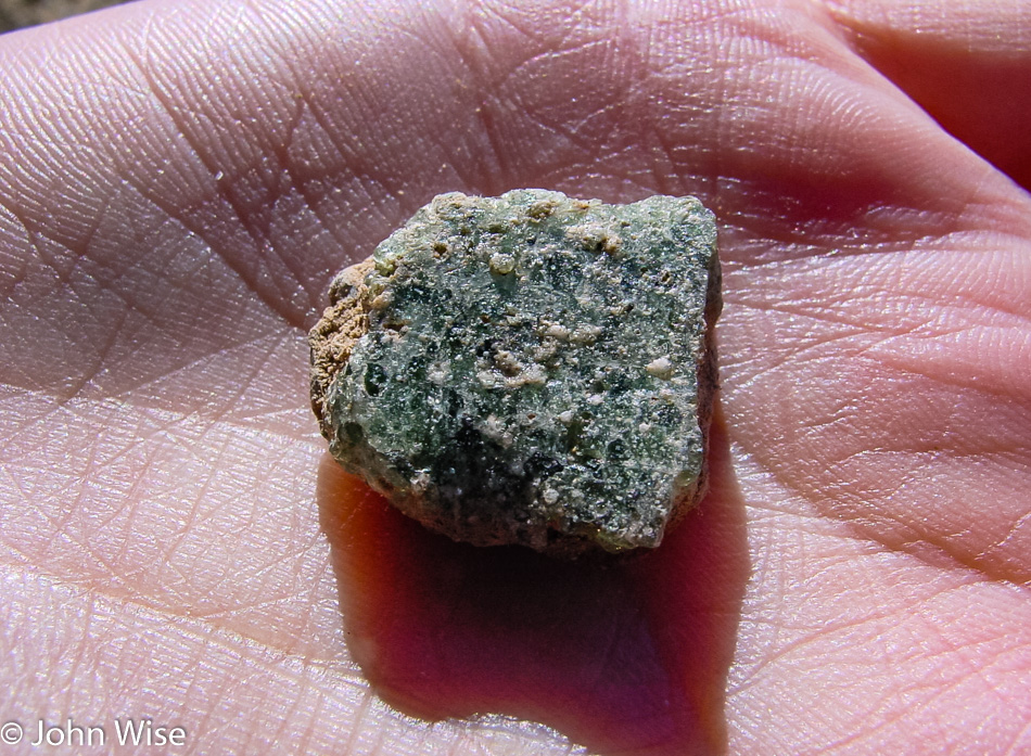 Trinitite at White Sands Missile Base, New Mexico