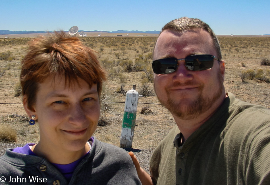 Caroline Wise and John Wise at the VRLA in New Mexico