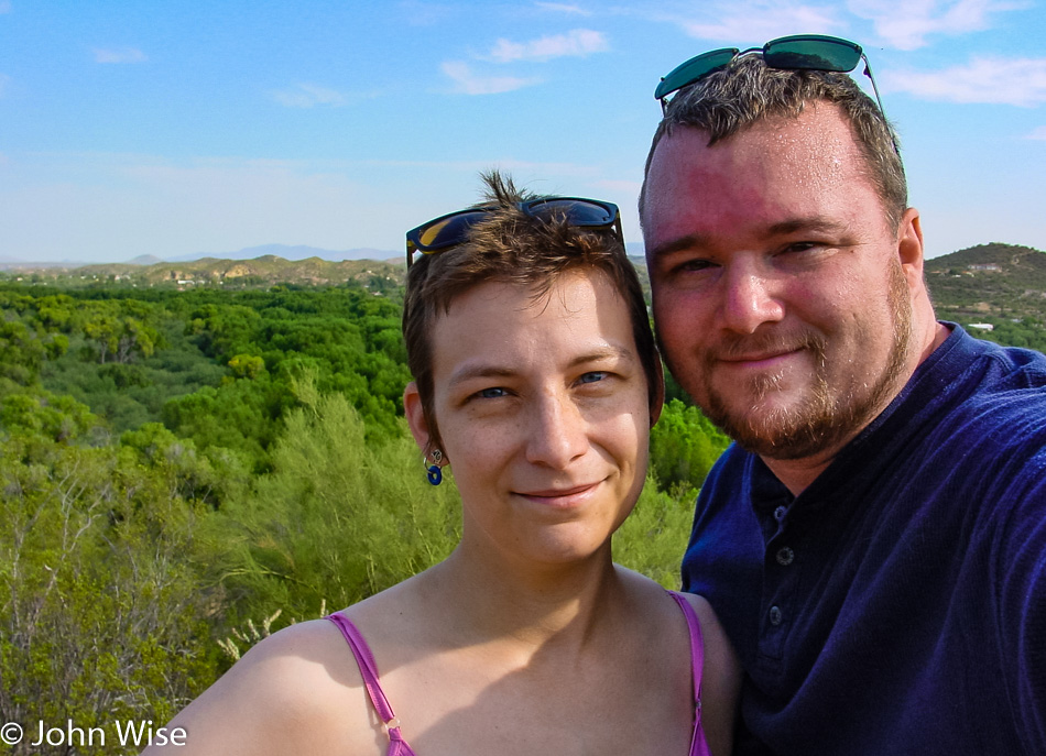 Caroline Wise and John Wise at Hassayampa River Preserve