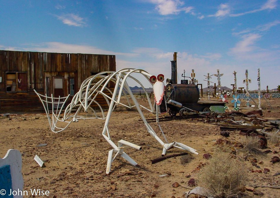 Old Brayton Ghost Town near Bouse, Arizona