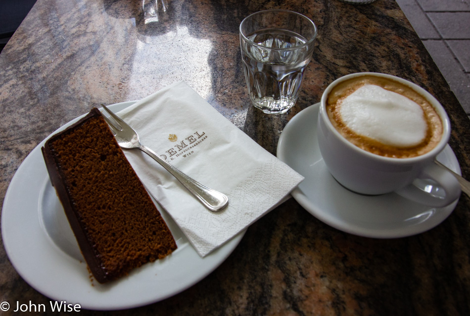 Sacher Torte from Demel in Vienna, Austria