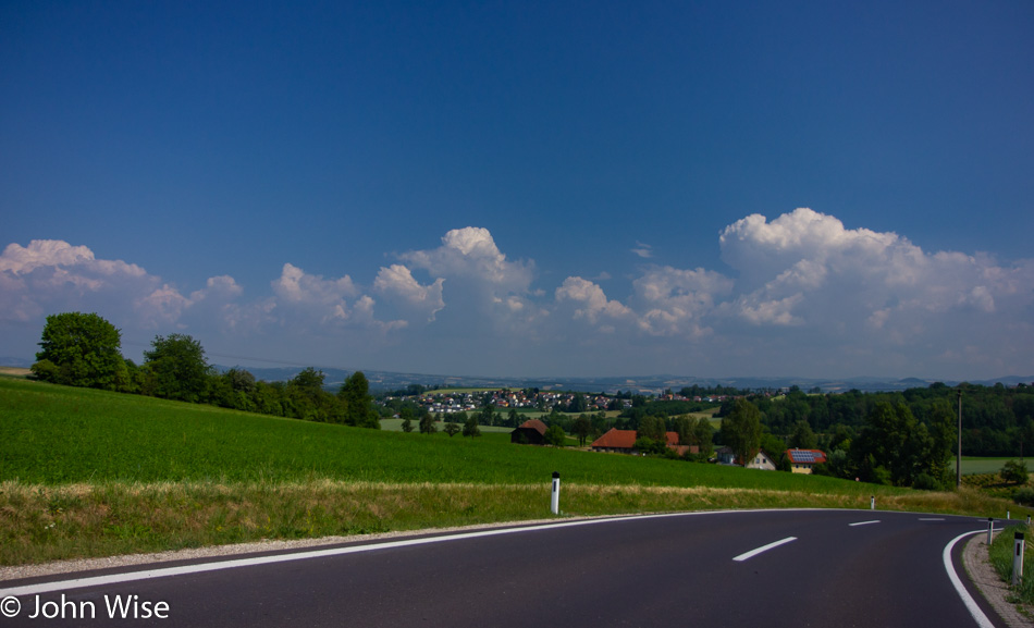 Road side in Austria