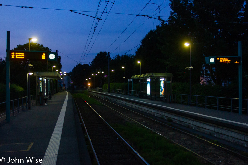 Dawn in Frankfurt, Germany