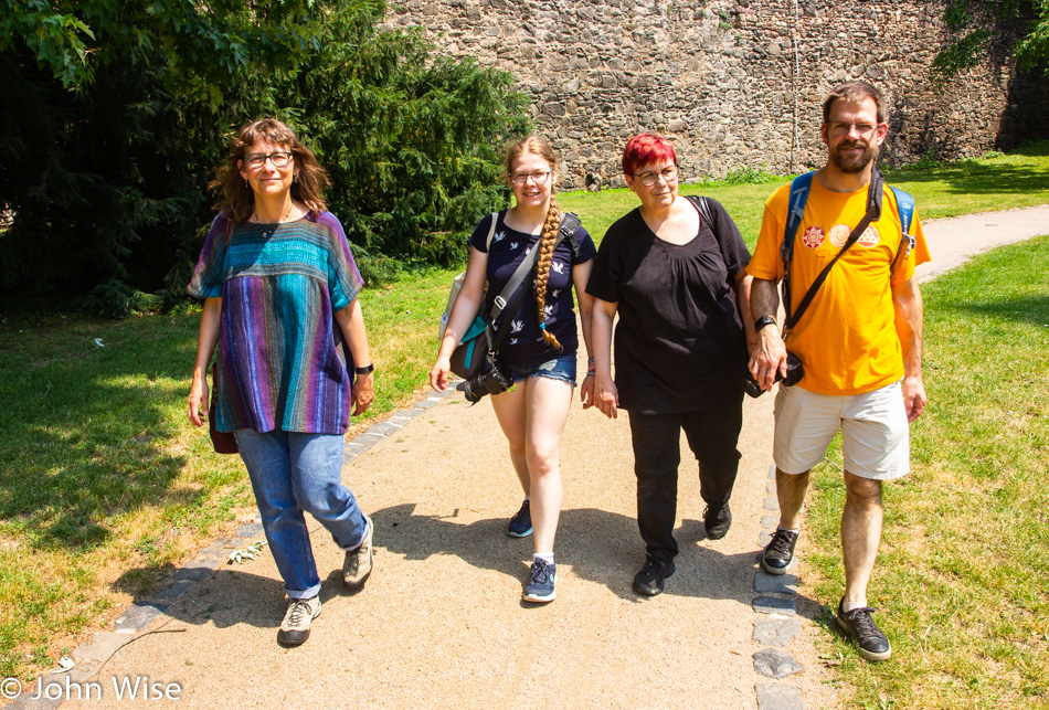 The Engelhardt's and Caroline Wise in Hoechst, Germany