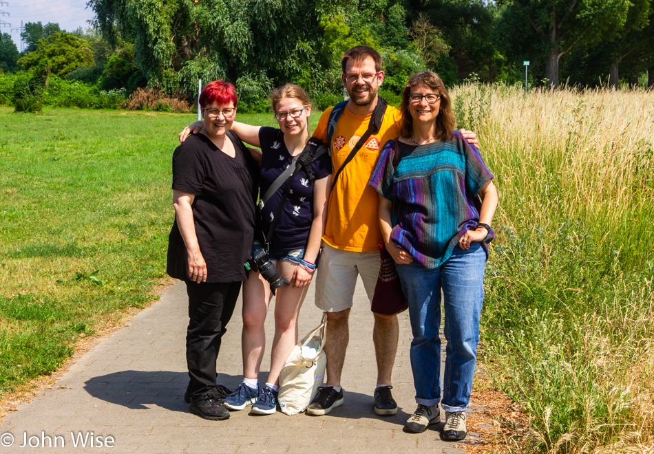 The Engelhardt's and Caroline Wise in Hoechst, Germany