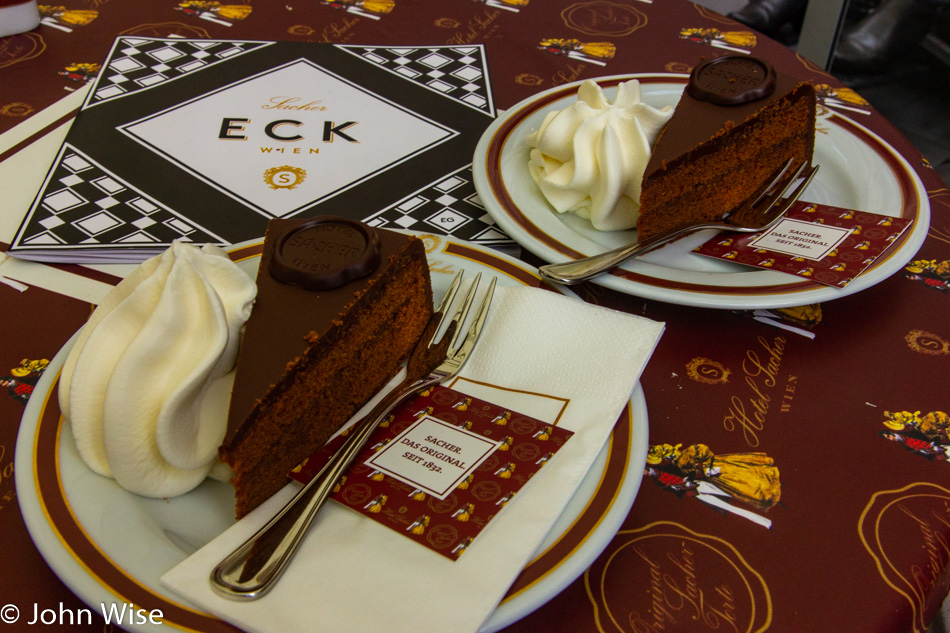 Sachor Torte in Vienna, Austria