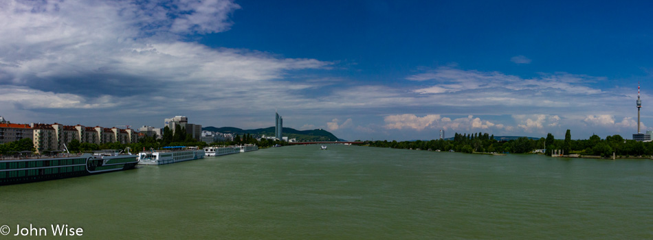 Danube in Vienna, Austria