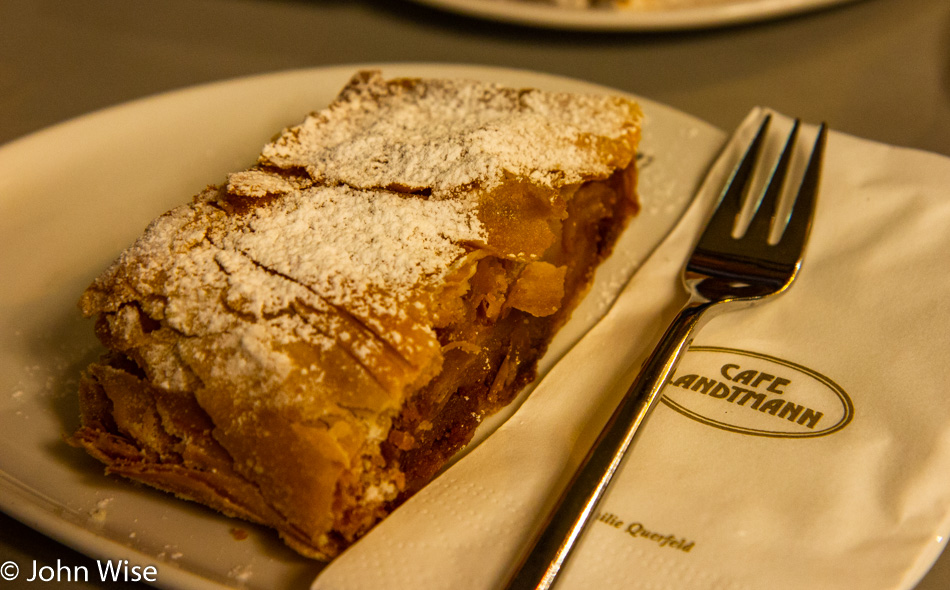 Apple Strudel in Vienna, Austria