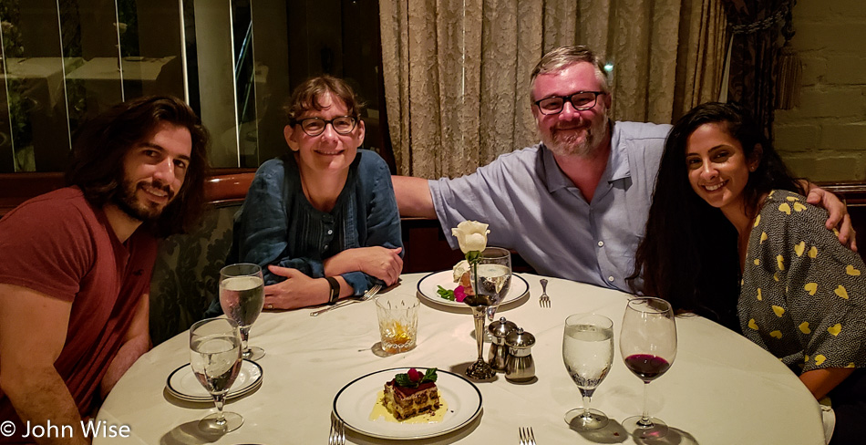 Itay Braverman, Caroline Wise, John Wise, and Rotem Braverman in Los Angeles, California