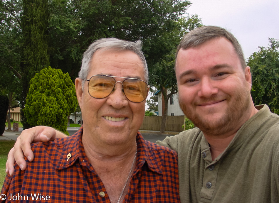 Woodrow Burns and John Wise in Ontario, California