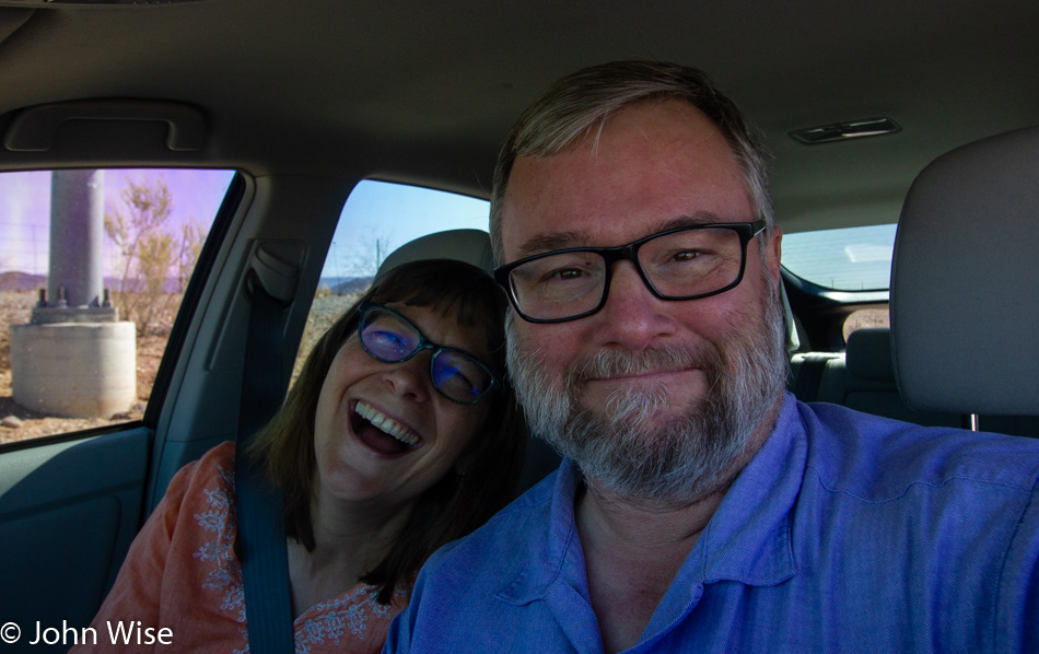 Caroline Wise and John Wise on the 303 Loop in North Phoenix, Arizona