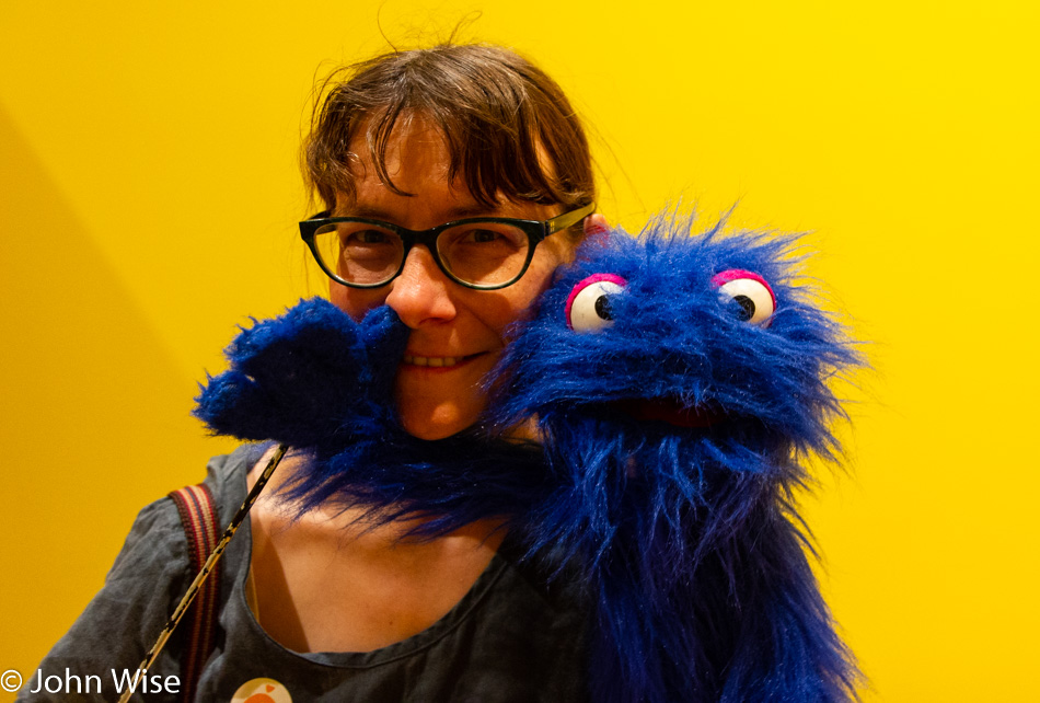 Caroline Wise at the Skirball Museum in Los Angeles, California