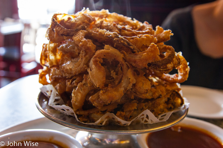 Onion Rings from Chicago For Ribs Restaurant in Los Angeles, California