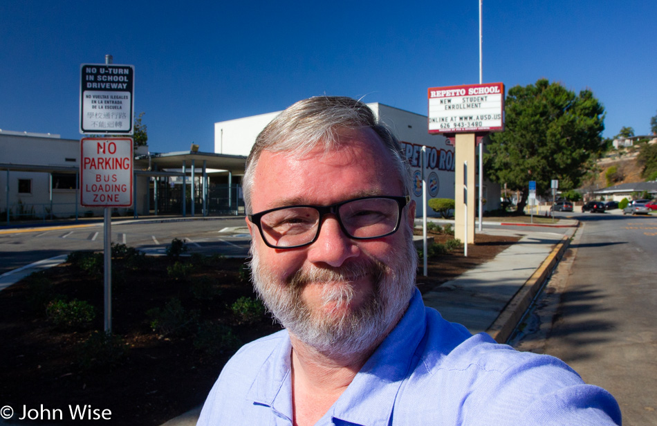 John Wise at Repetto Grade School in Monterey Park, California