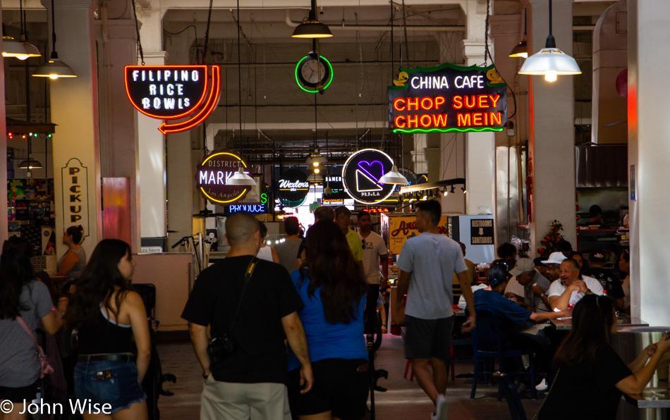 Grand Central Market in Los Angeles, California