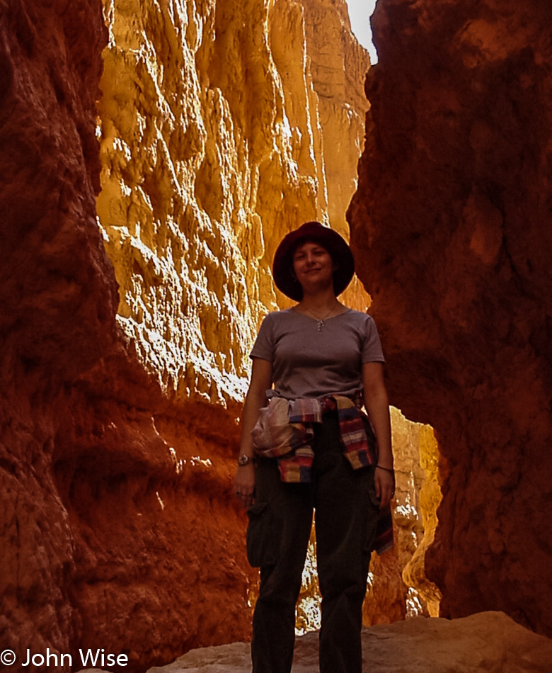 Caroline Wise in Bryce National Park in Utah