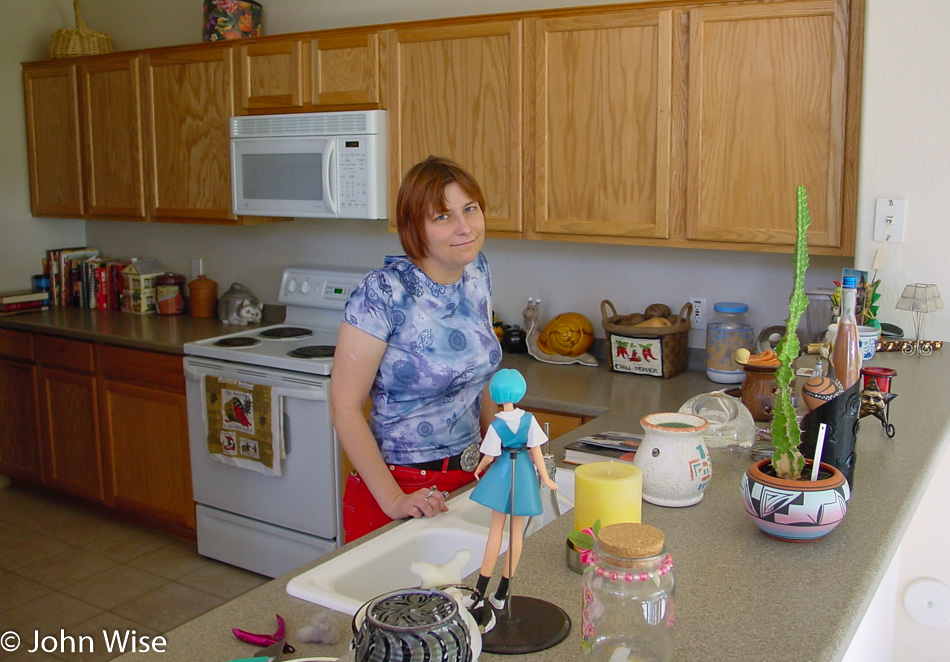 Caroline Wise at home in Scottsdale, Arizona