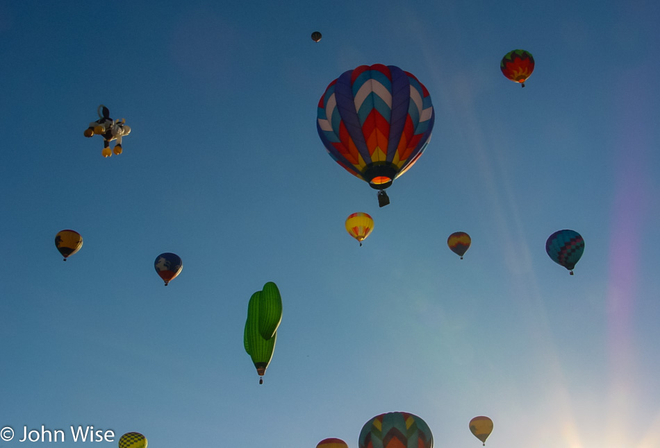 Hot Air Balloons over Scottsdale, Arizona