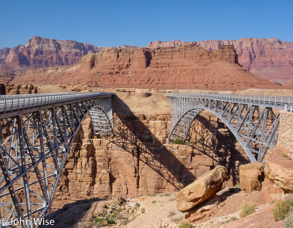 Navajo Bridge in Arizona over the Colorado River