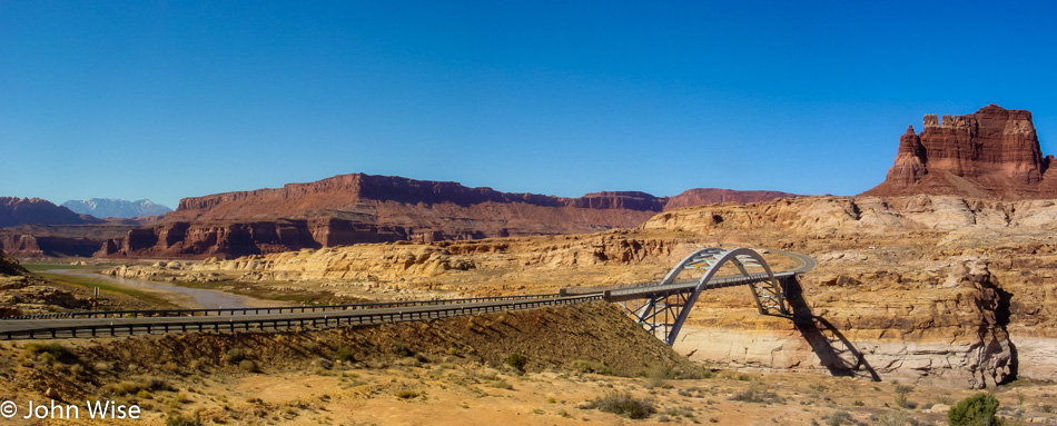 Hite Crossing over the Colorado River in Utah