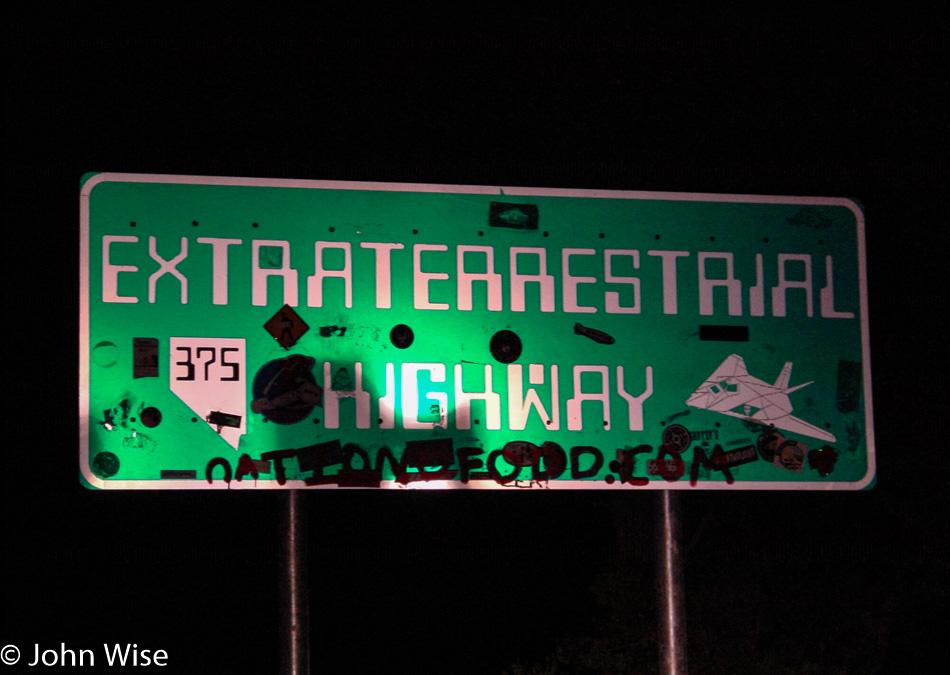 The Extraterrestrial Highway in Nevada