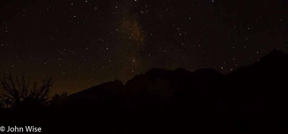 Night sky near Sedona, Arizona