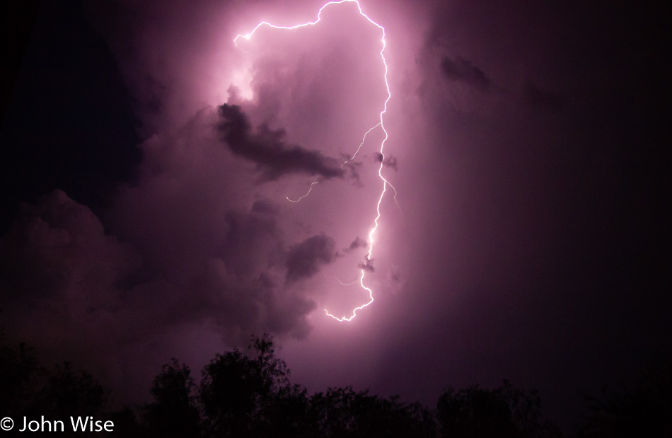 Lightning in Phoenix, Arizona
