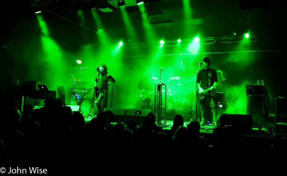 Ohgr from Skinny Puppy live at Club Red in Mesa, Arizona