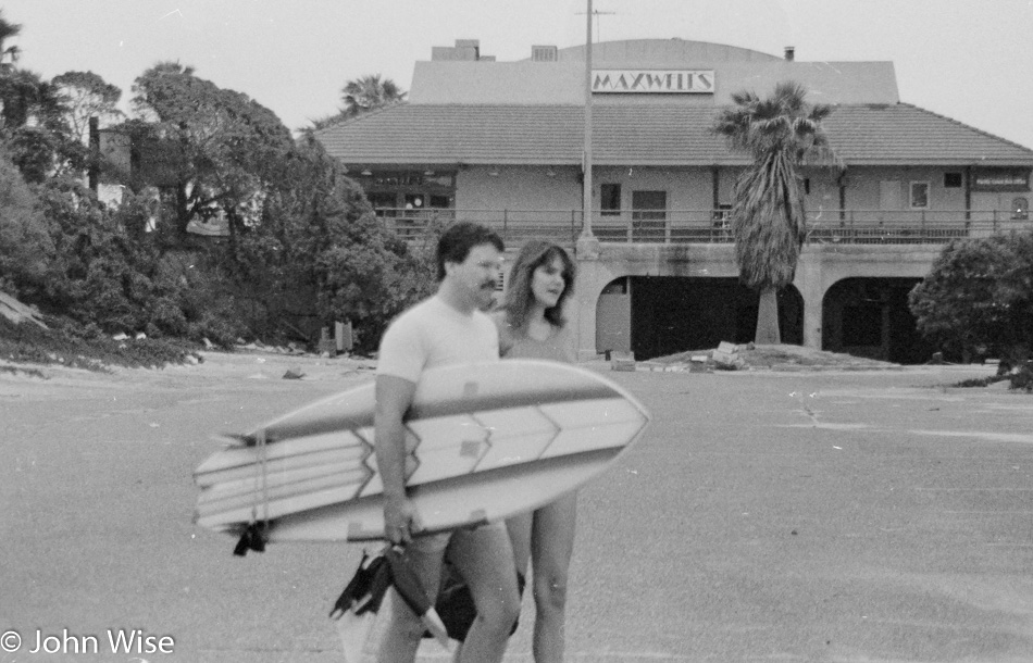 Steve and Shari Wagoner at Huntington Beach, California