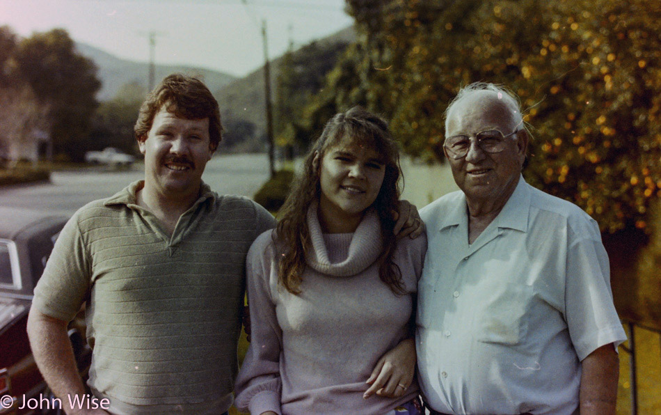 Steve and Shari Wagoner with John Alexander Wise in Covina, California