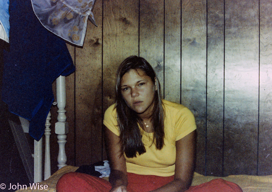 Shari Wise in West Covina, California about 1977