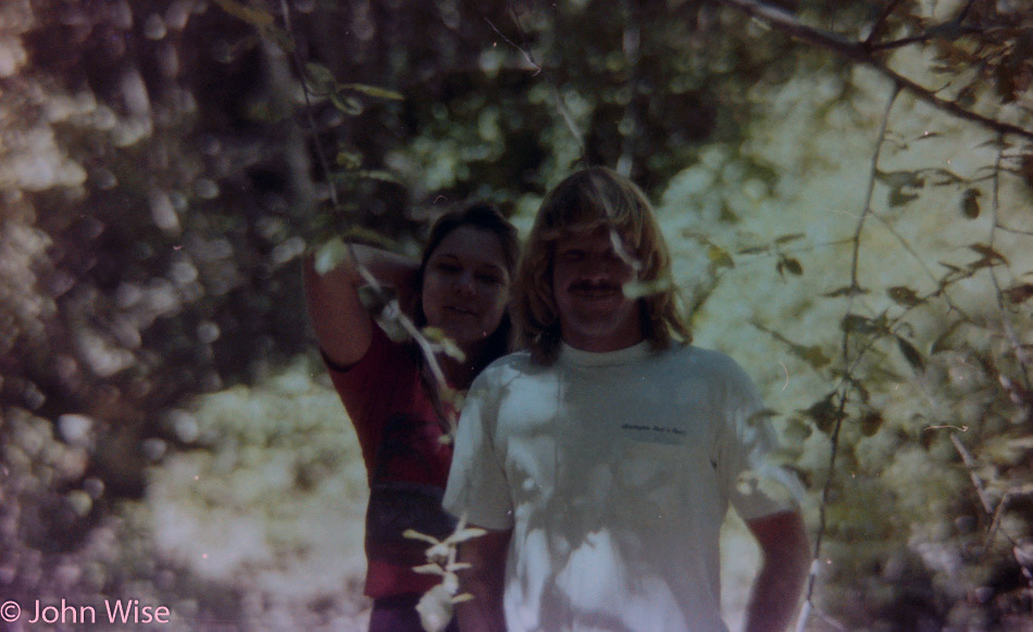 Shari Wise and Steve Wagoner in West Covina, California about 1980