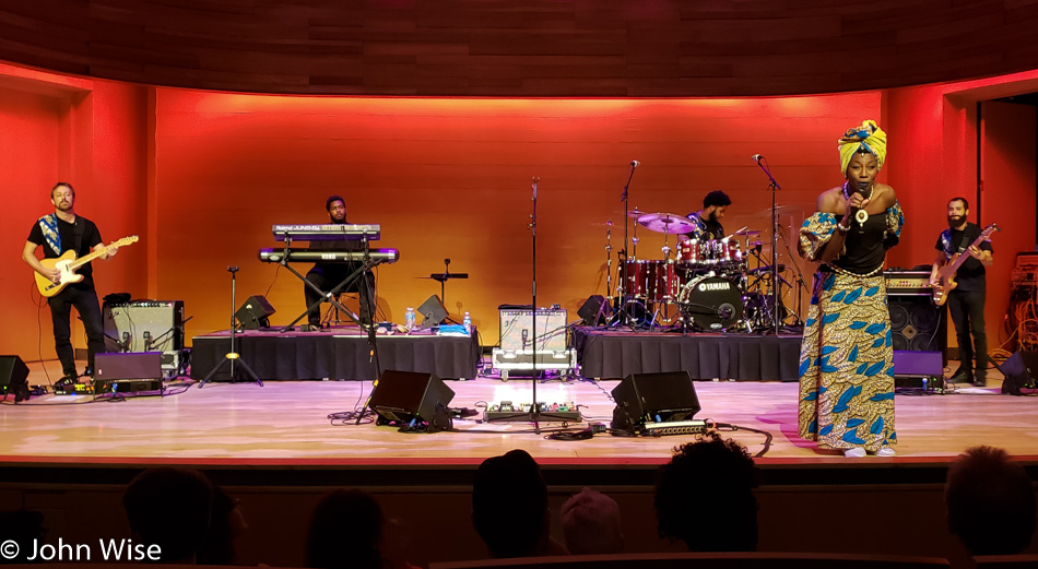 Fatoumata Diawara at the Musical Instrument Museum in Phoenix, Arizona