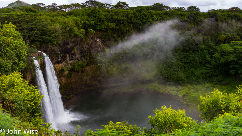 Wailua Falls on Kauai, Hawaii