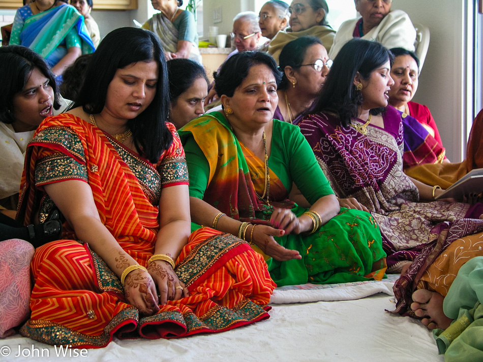 Gujarati friends at an engagement in Phoenix, Arizona